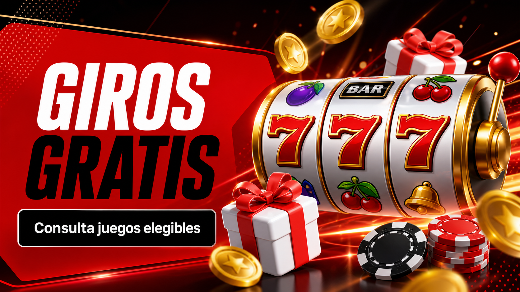 Promoción de giros gratis en Apuesta Total